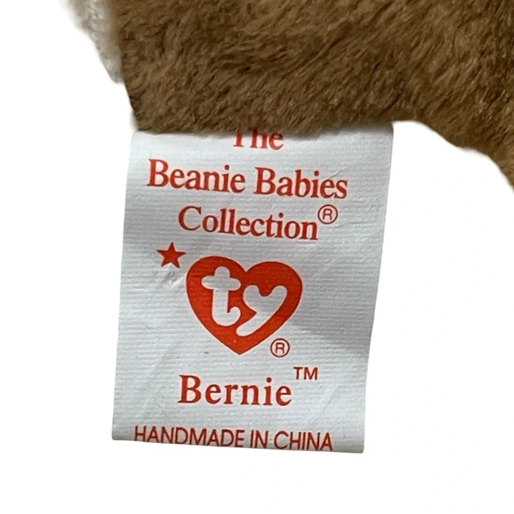 Ty Beanie Baby Bernie The Dog Style 4109-DOB 10-3-1996
